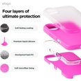 thumbnail image 2 of KOMI Compatible with iPhone 16 Pro Max Case, Premium Liquid Silicone Case, Full Body Protective Cover, Shockproof, Slim Phone Case, Anti-Scratch Soft Microfiber Lining, 6.9 inch Ice Red, 2 of 5