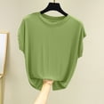 thumbnail image 4 of Yuyuzo Hauts de Pyjama pour Femmes T-Shirts à Manches Capes T-Shirts à Col Rond T-Shirts Amples Décontractés Confortables Vêtements de Nuit, 4 of 6
