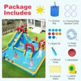 thumbnail image 4 of Costway Inflatable Water Park with Climbing Wall Boxing Post Basketball Rim 680W Blower, 4 of 9