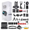 thumbnail image 1 of GoPro HERO13 Black 2025 Waterproof Action Camera with 5.3K HDR Video, 27MP Photos, 64GB Card and 50-Piece DigiNerds Accessory Kit, 1 of 9