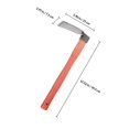 thumbnail image 2 of SKISUNO Garden Hoe Heavy Duty Iron Tool For Weeding 1Pack, 2 of 7