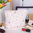 thumbnail image 2 of MesaSe Make Up Organizer with Zipper Toiletry Bag Large Capacity (Love Baby Bear), 2 of 9