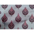 thumbnail image 4 of oneOone Cotton Poplin Fabric Leaves & Floral Block Print Sewing Fabric BTY 56 Inch Wide, 4 of 4