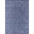 thumbnail image 1 of Ahgly Company Indoor Rectangle Mid-Century Modern Azure Blue Oriental Area Rugs, 5' x 8', 1 of 6