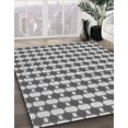 thumbnail image 3 of Ahgly Company Tapis d'Intérieur Lavable à la Machine, Carré, Transitionnel, Gris Gray, Tapis de Zone, 7 Pieds Carré, 3 of 7