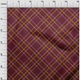 thumbnail image 2 of oneOone Silk Tabby Fabric Tartan Check Print Sewing Fabric BTY 42 Inch Wide, 2 of 4