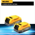 thumbnail image 3 of DEWALT Batterie Compacte 20V MAX* PowerStackTM, Lot de 2 (DCBP034-2), 3 of 9