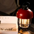 thumbnail image 1 of Retro Style Camping Lantern Lamp Hanging Light for Backpacking Vintage Survival Black, 1 of 8