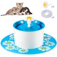 thumbnail image 2 of Pet Water Feeder, Automatic Cat Water Fountain Dog Water Dispenser Flower Automatic Electric Water Bowl US Plug, 2 of 8