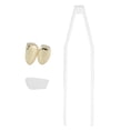 thumbnail image 2 of YLSHRF Plated Teeth, Silver Teeth Brass For Birthday Present For Concert For Party For Hip Hop Fashion Show, 2 of 8