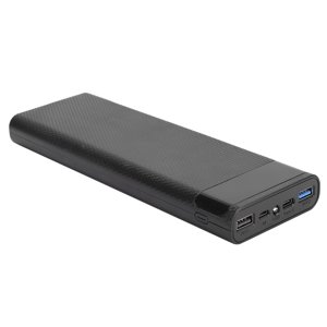 Portable DIY Power Bank Shell, 10x18650 Battery Box DIY Power Bank Accessory Battery Box Shell, Power Bank Case for Mobile Power DIY black