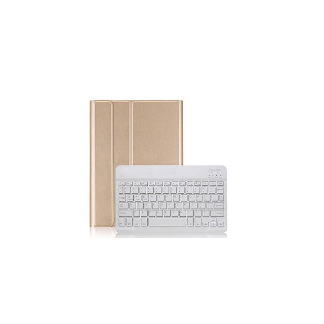 Keyboard Case for Samsung Galaxy Tab A 8.0 inch 2019 with S Pen Hoder Model SM-P200 Wi-Fi / SM-P205 LTE Slim Shell Lightweight Stand Cover with Backlit Detachable Wireless Bluetooth Keyboard