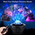 thumbnail image 4 of Galaxy Projector, Night Light Projector with Bluetooth Speaker Music Rhythm Rotating LED Nebula Lights, for Bedroom Home Theatre Party Wedding Birthday, Round, 4 of 7