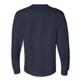 thumbnail image 2 of Gildan Mens DryBlend Long Sleeve T-Shirt, 2XL, Navy, 2 of 2