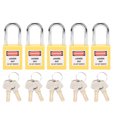 thumbnail image 2 of 5 Ensembles de Verrous Isolants pour Produits Chimiques Jaune, 2 of 8