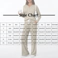 thumbnail image 3 of VINUSLI 2 Piece Lounge Set Women Plus Size Dressy Slouchy Sets Button Up Sweatshirt Matching Sweatpants Sweatsuits Outfits with Pockets Navy,L, 3 of 9