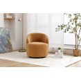 thumbnail image 2 of KOSSMAI Soft Upholstered Teddy Fabric Swivel Accent Chair For Living Room, Bedroom, Study Room, 2 of 5