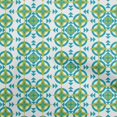 thumbnail image 1 of oneOone Georgette Viscose Green Fabric Geometric Fabric For Sewing Printed Craft Fabric By The Yard 42 Inch Wide, 1 of 4