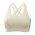thumbnail image 1 of FhsagQ Bra Fishnet Bras for Women Sets Women's Color Block Wireless Sports Bra with Fixed Cups Back Design for Chest Support and Side Control Women Bras Cosplay Yellow M, 1 of 2