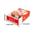 thumbnail image 4 of Snack Cat Litter Pet Dog Bed Rectangular Fully Enclosed Cookie Universal Pet Litter for Indoor Comfortable Rest, 4 of 6