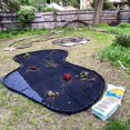 thumbnail image 4 of 16.4Ft Line Border Flexible Plastic Lawn Edging With 15Pcs Ground Anchors, 4 of 16
