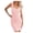 Pink, variant on fartey Womens Bodycon Sundresses Ribbed Knit U Neck Sleeveless Casual Sundress Summer 2024 Solid Color Slim Comfy Mini Dresses