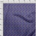 thumbnail image 3 of oneOone Rayon Blue Fabric Kalamkari Craft Projects Decor Fabric Printed By The Yard 56 Inch Wide, 3 of 5