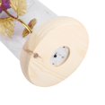 thumbnail image 2 of Noref Preserved Rose Flower LED Light with Glass Cover & Wooden Base Valentines'Day Wedding Gift, 2 of 8