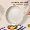 thumbnail image 2 of GIPP 21pcs Ceramic Coating Kitchen Cookware Sets,Pots and Pans Set Non stick,Dishwasher Safe Induction Cookware, 2 of 10