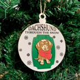 thumbnail image 4 of Christmas Hanging Pendant Letter Animal Curved Snowflake Festive Wooden Colorful  Shape Clear Pattern Reusable Decoration Pendant, 4 of 10