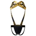 thumbnail image 2 of Jockmail One-Shoulder Straps 2-In-1 Jockstrap Underwear For Men, Thongs & Shorts Combined, Suitable For Sport & Temptation Occasions, 2 of 4