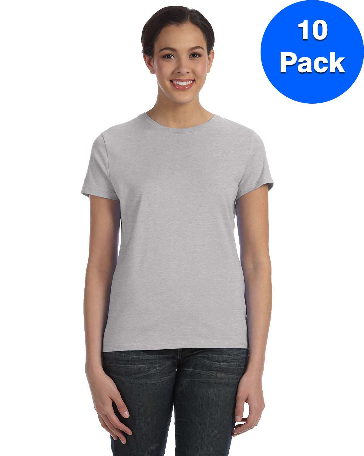 Hanes Women's Perfect-T T-Shirt - SL04 (Pack Of 5)