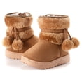 thumbnail image 2 of TIMIFIS Snow Boots For Kids Toddler Boys Girls Outdoor Shoes Non Slip Booties With Side Zipper - Spring, 2 of 4
