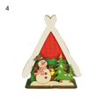 thumbnail image 2 of Luminous  Pendant with Lanyard Wood LED Light Decoration Christmas Cabin for Halloween, 2 of 9
