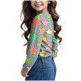 thumbnail image 3 of Posijego T-Shirts Graphiques à Manches Longues pour Tout-Petits Garçons Filles, Mignons, Col Ras du Cou, T-Shirts Basiques, Hauts, Chandail de Printemps pour Enfants, 3 of 6