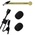 thumbnail image 1 of Omnidirectional Lavalier Lapel Clip Mic 3.5Mm 3Pin 4-Pin Xlr for Wireless System, 1 of 4