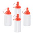 thumbnail image 4 of S SERENABLE 4Pcs Small Bottles Portable Food Storage Container Seasoning Bottles Bottle Red, 4 of 9