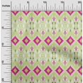 thumbnail image 1 of oneOone Cotton Poplin Fabric Geometric Ikat Print Fabric BTY 42 Inch Wide, 1 of 4
