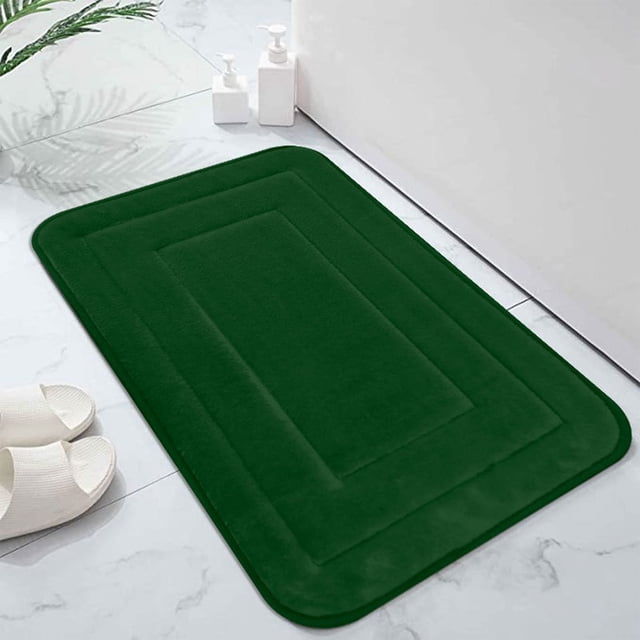 Yhmxh Bathroom Rugs Bath Rug Bath Mat Bathroom Water Absorbent Door Mat Quick Dry Entry Mat for Shower Room Solid Color Non-Slip Rug for Toilet Entrance Bathroom Rug