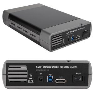 Boîte de disque dur 5.25 Boîte de disque dur externe USB3.0 de pouce 110-240VEU Connecteur