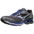 thumbnail image 2 of Mizuno Men's Wave Creation 18 Grey / Silver Blue Ankle-High Running - 7M, 2 of 4