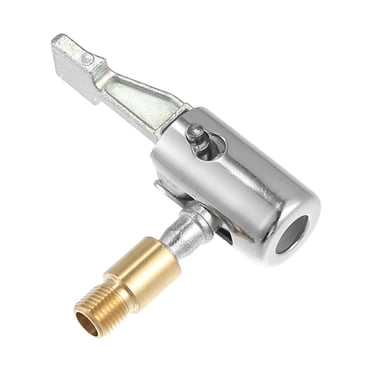Unique Bargains Car Air Chuck Tire Inflator Hose Adapter Locking Tire Air Chuck with Tire Valve Thread for Tire Pump