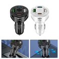thumbnail image 2 of Chargeur de Voiture 4-en-1 32W 3USB+PD Charge Rapide USB PD, 2 of 8