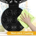 thumbnail image 2 of CHUANK Mini Doughnut Maker 1200W Non-Stick Donut Maker Machine 7 Holes Round Electric Donut Maker with Anti Slip Feet Minimalist Portable Easy Release for Breakfast Kitchen Home Travel 7., 2 of 9