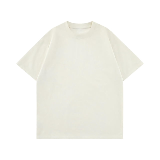 Timegard T-Shirts pour Hommes à Manches Courtes, Coupe Ample, Épaules Tombantes, Col Rond, T-Shirts Vintage, Mode d'Été