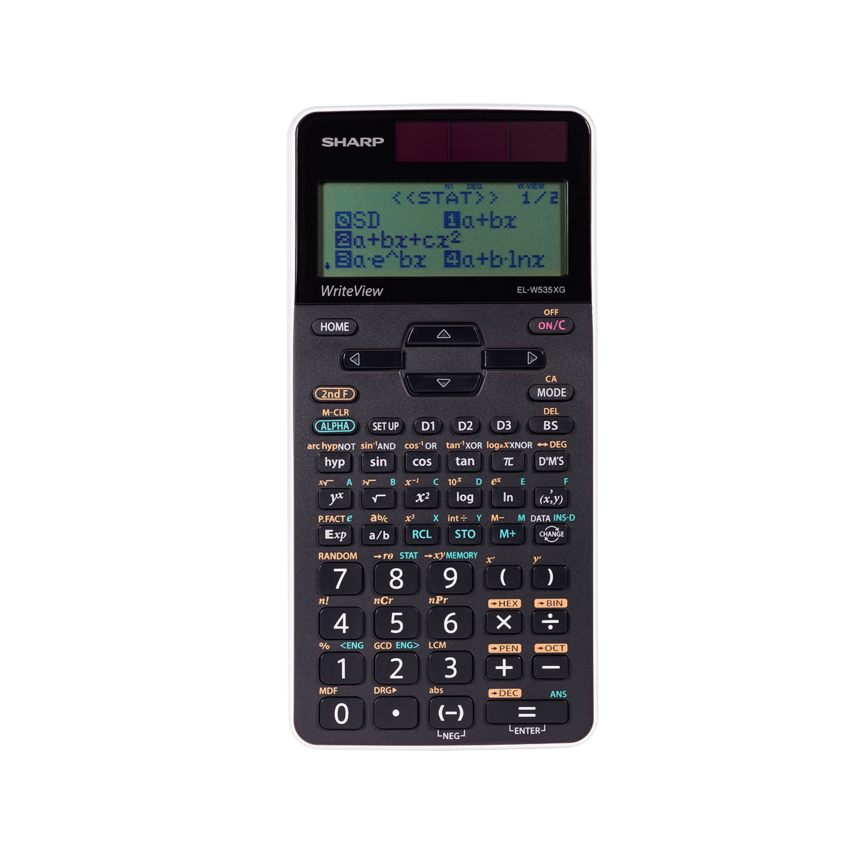 Sharp ELW535XGWH WriteView Scientific Calculator for High School, College & University, 422 Functions, 16-Digit Display, 3 Modes, Statistics & Memory Functions