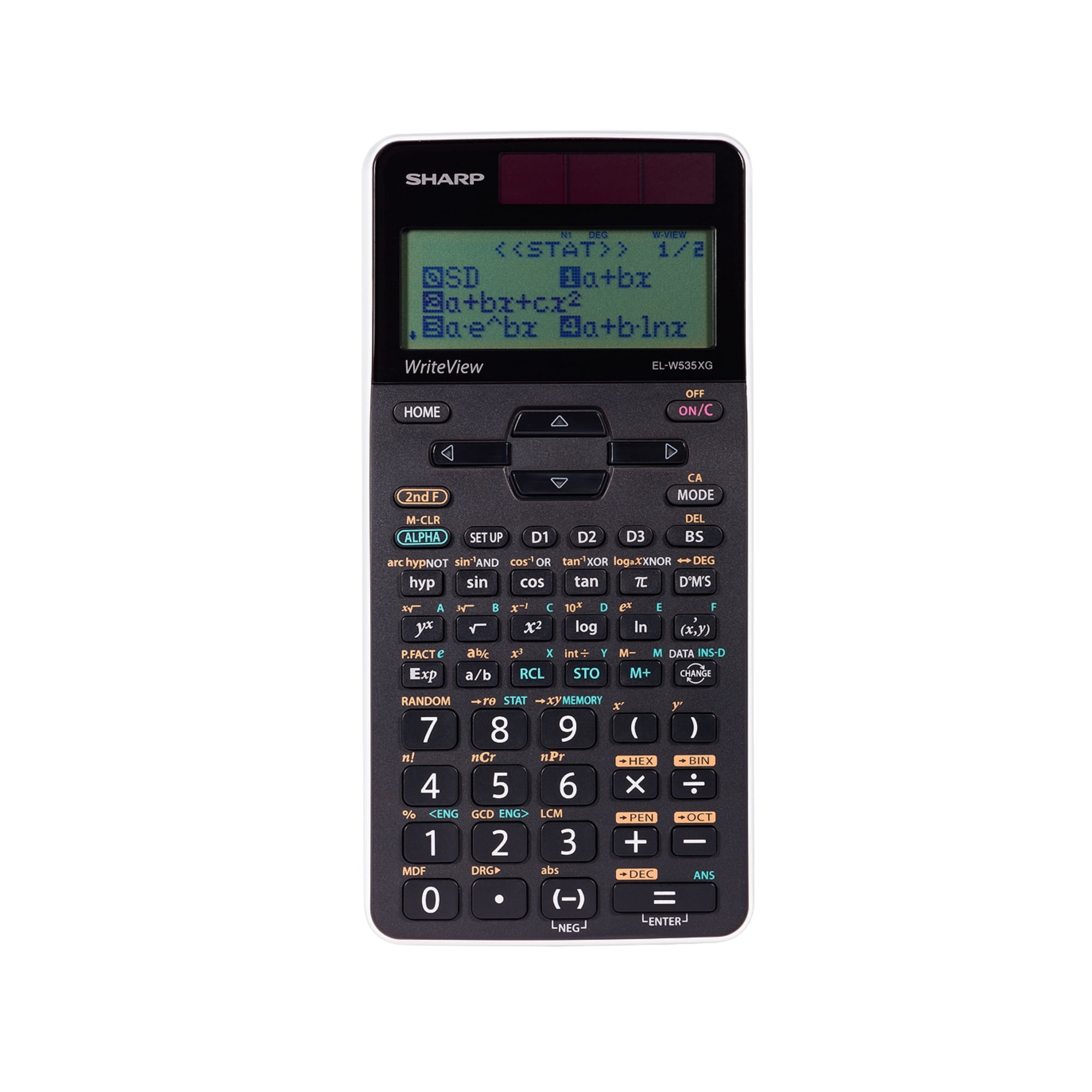 Sharp ELW535XGWH WriteView Scientific Calculator for High School