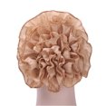 thumbnail image 3 of WTXUE Cotton Flower Muslim Ruffle Hat Scarf Head Wrap Cap Classic Fit Hats (Women's), 3 of 4