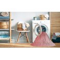 thumbnail image 2 of Ahgly Company Tapis d'Intérieur Rectangulaire Transitionnel Lavable à la Machine, Corail Clair Rose, 5 Pieds x 8 Pieds, 2 of 7