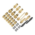 thumbnail image 1 of ZLight BRASS ADAPTOR PRESTA for SCHRADER BICYCLE VALVE CONVERTER PUMP 32pcs BIKE 32 pcs, 1 of 6